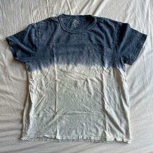 Jcrew Mens Medium Garment Dyed tie-dye pocket tee
